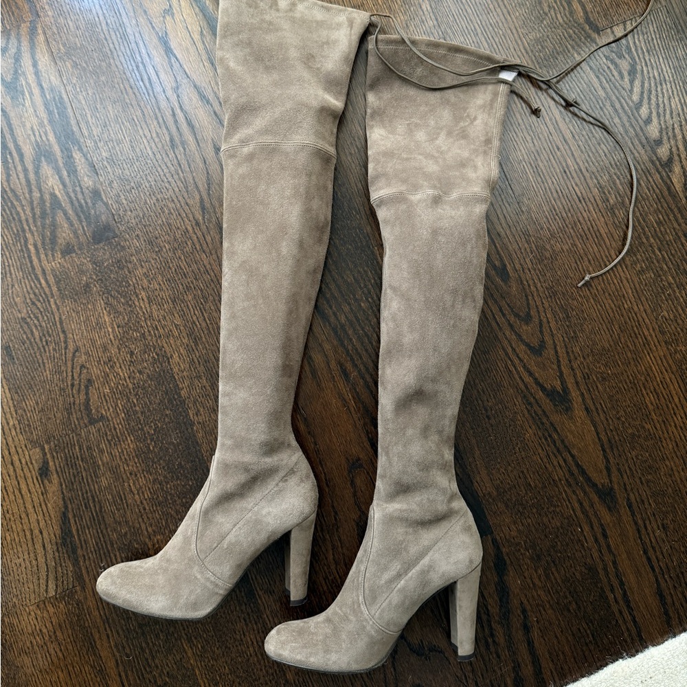 Stuart Weitzman otk boots 5 taupe